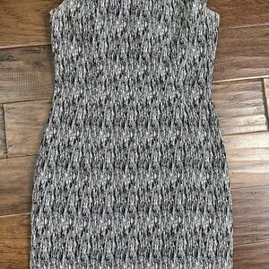 Elegant Black and White Women's Dress